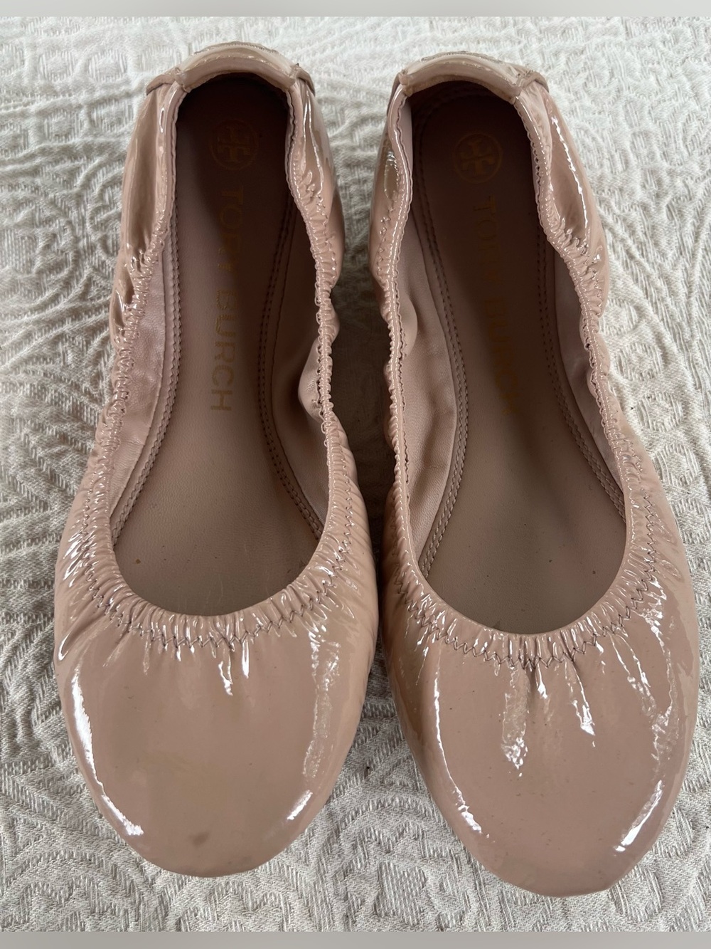 Tory Burch Eddie Patent Ballet Flats 8